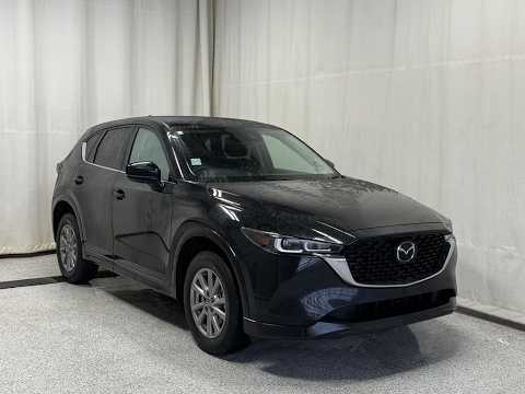 2025 Mazda CX-5 GS AWD in Black for sale at Park Mazda in Sherwood Park, AB