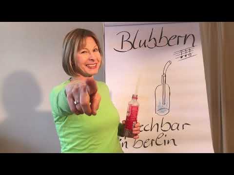 Wärme deine Stimme mit Blubbern auf!
