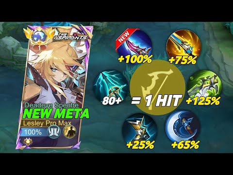 FINALLY!! TRY THIS NEW LESLEY 1 HIT BUILD 2026!! ( insane damage💀 ) - BEST BUILD LESLEY 2026