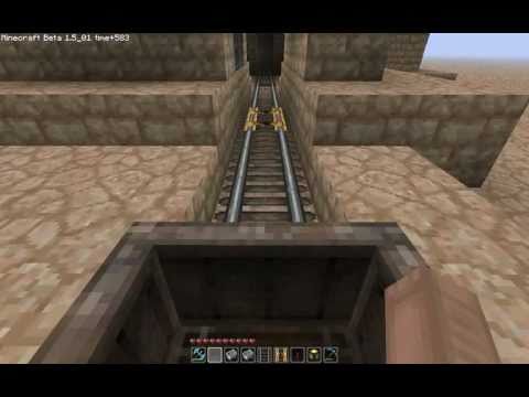 16 - Minecraft Let's Build II - Quick-stop Minecart Stations