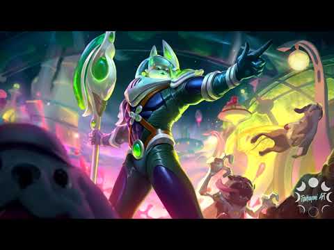Space Groove Nasus Splash art - League of Legends