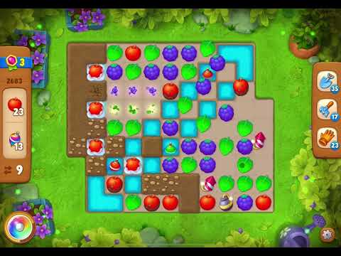 GardenScapes Level 2683 no boosters (14 moves)