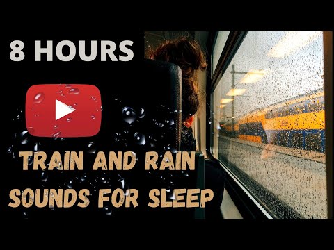 Cosy Sleeper Train on a Rainy Day - Relaxing Background Noise Ambience for Study & Sleep