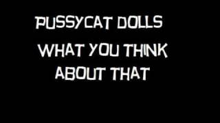 pussycat dolls what you think about that
