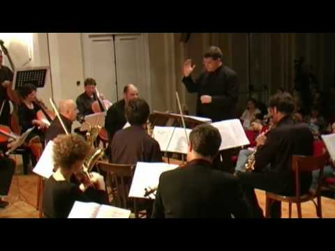Giancarlo Guarino conductor: Pierre Max Dubois Concertino for 4 Sax and Orchestra Spirituoso
