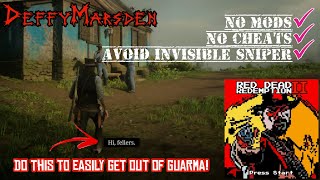 How to Leave Guarma Easy, Avoid Sniper, No Mods, No Cheats - Red Dead Redemption 2