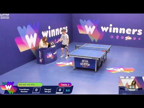 WINners CUP table 2  30.09 Tveritinov Roman - Chugai Sergei 20:00