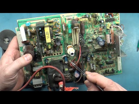 25" U5000 Arcade Monitor Chassis Repair - "Ticking" + Incorrect HOT?