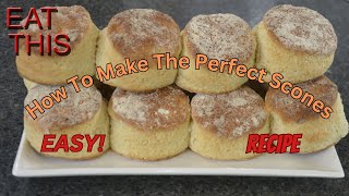 How to make the perfect milk scones. I have made millions of these scones