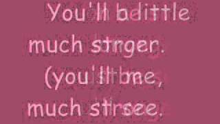 Stronger by Jennette McCurdy (lyrics)