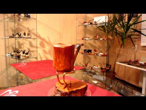 Pipa radica bent panel freehand - www.paronellipipe.it