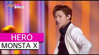 [HOT] MONSTA X - HERO, 몬스타엑스 - 히어로, Show Music core 20151107