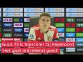 Topscorer Til wil nog niets kwijt over toekomst bij 'mooie match' Feyenoord