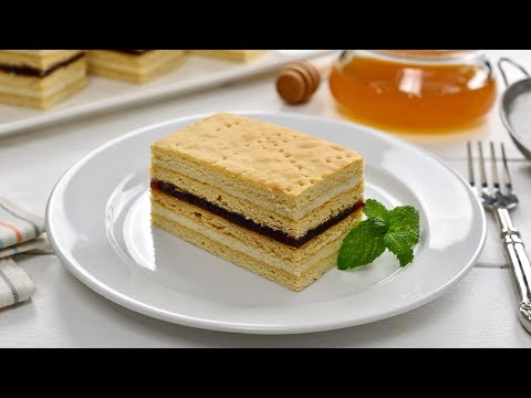 Albinita cake with honey sheets | JamilaCuisine
