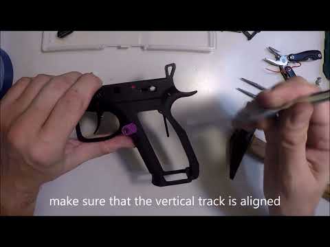 KJ Works CZ75 Shadow 2 reassembly - part 2 - frame
