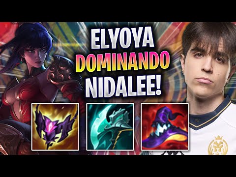 ELYOYA DOMINANDO CON NIDALEE! - MAD Elyoya Juega Nidalee Jungla vs Kindred! | Season 2023
