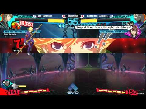 Evo 2015 - P4UA Grand Final: KSB | Superboy vs Niceburst | Tahichi