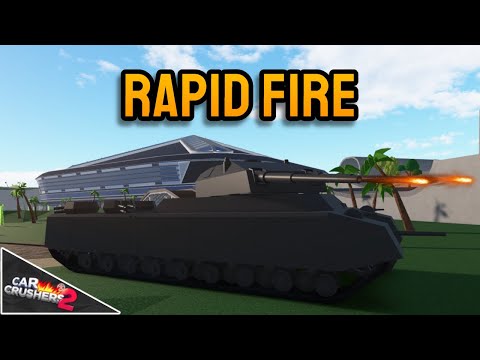 Rapid Fire P1000 Ratte Bug In Car Crushers 2