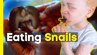 Catch & Cook: GIANT Snails in Nigeria