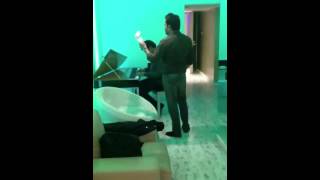 Mika singh rehearsing heer tu badi sad hai song