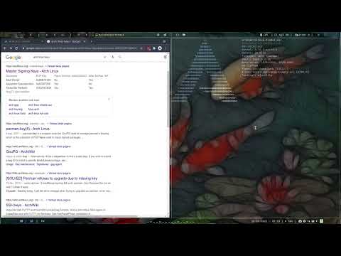 ArcoLinux : 2583 Arch Linux - pacman - keys - archlinux-keyring - aur - building mc - keyproblem