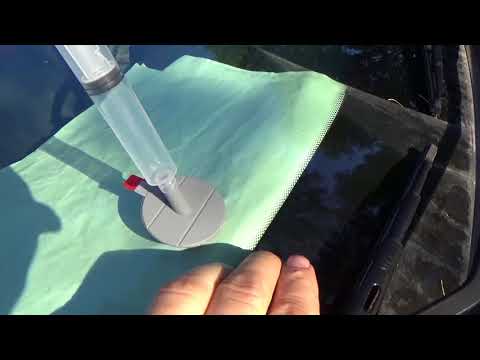 Ремкомплект Аliexpress для ремонта стёкол авто/Обзор. заделка скола.