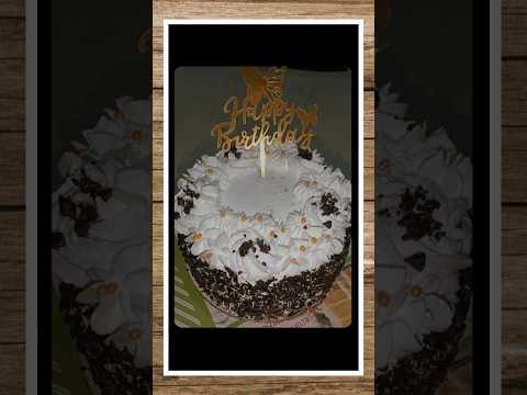 #blackforest#cakedecoration #homebaking#designcake #at mannargudi