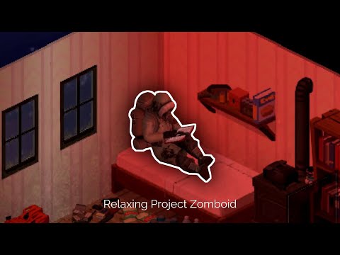 Reading in my cozy room during a blizzard in Project Zomboid