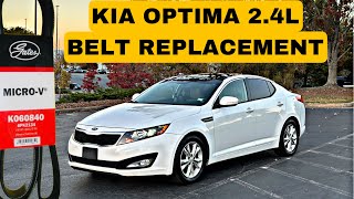 2011 - 2016 Kia Optima 2.4L Serpentine Belt Replacement