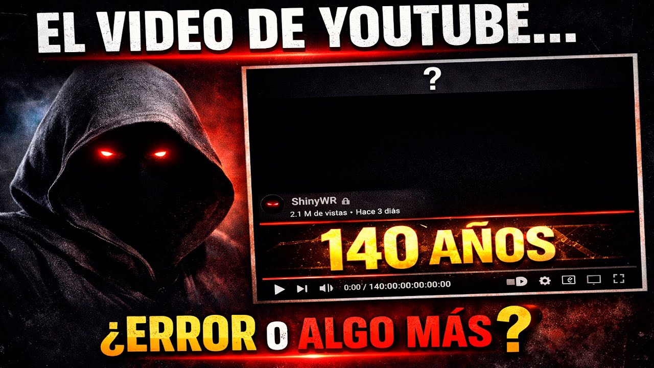 EL EXTRAÑO VIDEO DE YOUTUBE QUE DURA 140 AÑOS | EL MISTERIO DEL CANAL SHINYWR