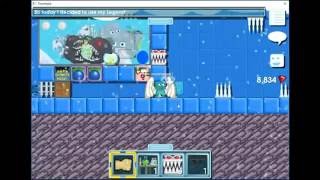 Growtopia | Using Legendary Wings in a parkour world!