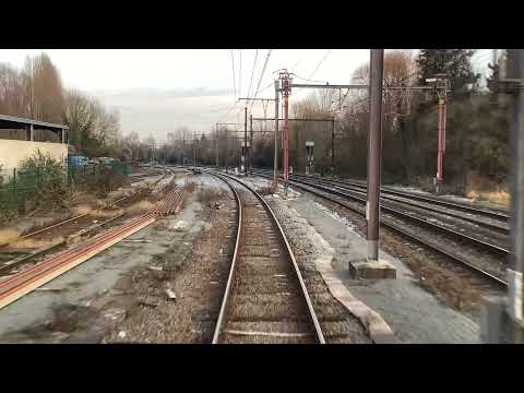 Cab ride SNCB gare de Tournai