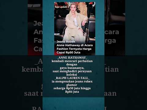 Anne Athaway || Selebriti dunia #artis #anneathaway #short