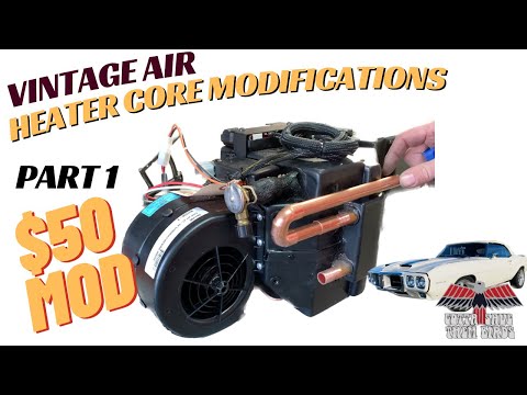 Want  to run factory looking firewall and heater hose location with Vintage Air kit? Cheap DIY mod