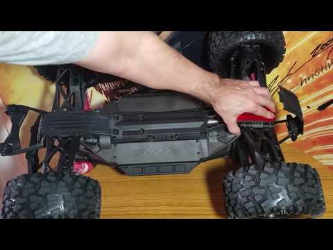 Traxxas XMAXX 8S Aluminum Chassis Brace Tie Bar Mount Upgrade.