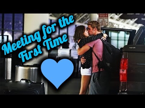 MEETING FOR THE FIRST TIME COMPILATION (long distance relationships)