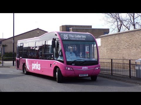 GNE Route:84|Horsley Rd-Peel Retail PK|NK66 CXC-687|Optare Solo.