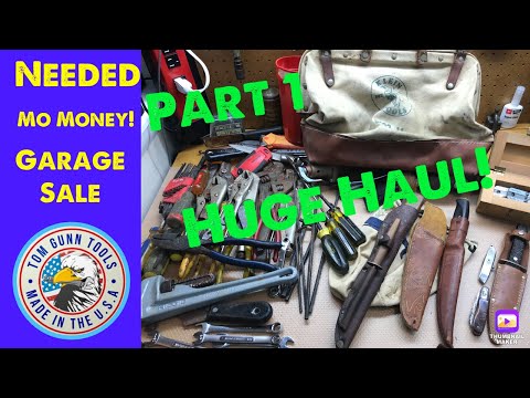 Awesome Garage Sale Tool Haul Part 1! Needed Mo Money!