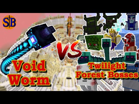 Epic Void Worm Fight vs Twilight Bosses! Watch now!
