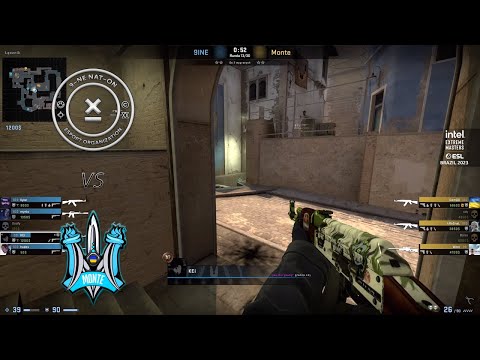 9INE vs Monte | IEM Brazil 2023 Europe Closed Qualifier