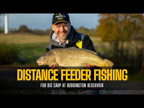 Distance Feeder Fishing at Boddington Reservoir for Big Carp