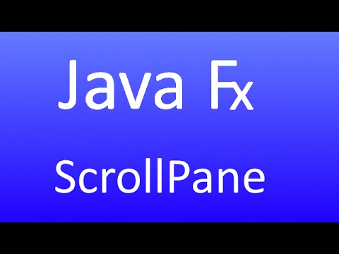 JavaFX [43] - LayoutContainer - ScrollPane (German)