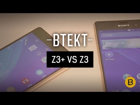 Sony Xperia Z3+ vs Z3
