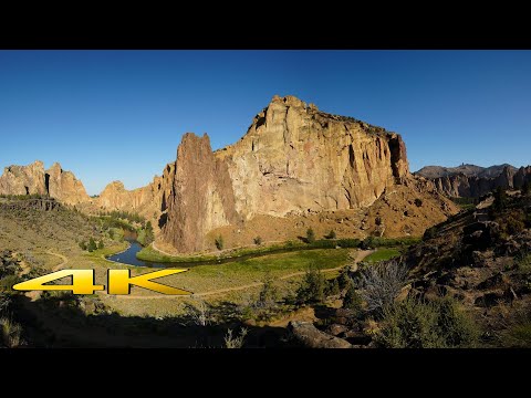 Smith Rock State Park 4k 🇺🇸 Walk Tour ( with Music )