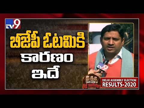 BJP拉古拉姆對德里選舉結果的迴應 - TV9 (BJP Raghuram response on Delhi election results - TV9)