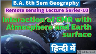 Interaction of EMR with Atmosphere!! Interaction of EMR with earth surface