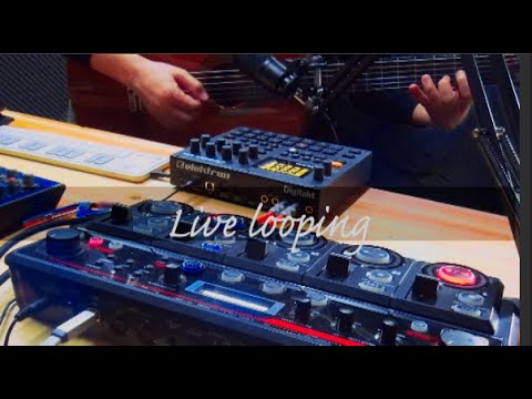 livelooping[Elektron Digitakt DDS-8, Boss RC-505,Zoom MS-50G]sampling Electronica Ambient