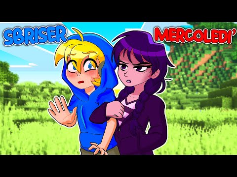 MERCOLEDÌ ADDAMS è GELOSA di ME Su Minecraft!