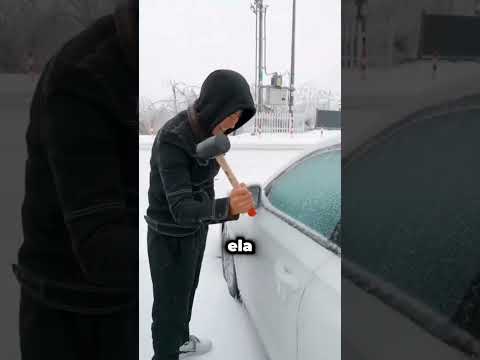 Por que não é uma boa ideia abrir uma porta de carro congelada?