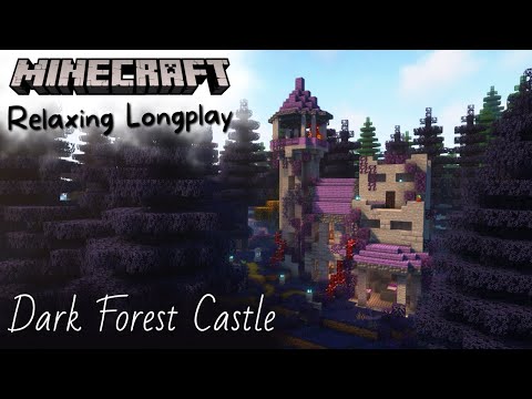 Minecraft Longplay | Cozy Witch's Castle in the Dark Forest (no commentary)
